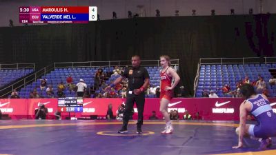 57 kg Semifinal - Helen Maroulis, USA vs Luisa Valverde, ECU