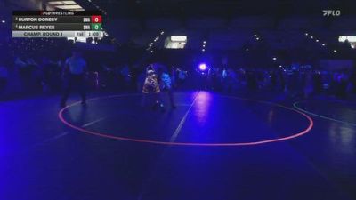 190 lbs Champ. Round 1 - Burton Dorsey, Sanderson Wrestling Academy vs Marcus Reyes, Sanderson Wrestling Academy