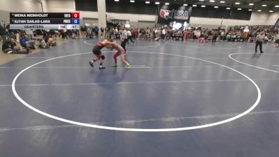100 lbs Quarters - Iliyah Sailas-Lara, Pomona Wrestling Club Colorado vs Meika Meinholdt, Team Nazar Training Center