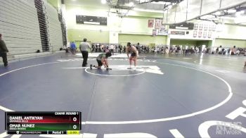 190 lbs Champ. Round 1 - Daniel Antikyan, GRANADA HILLS vs Omar Nunez, DIEGO RIVERA