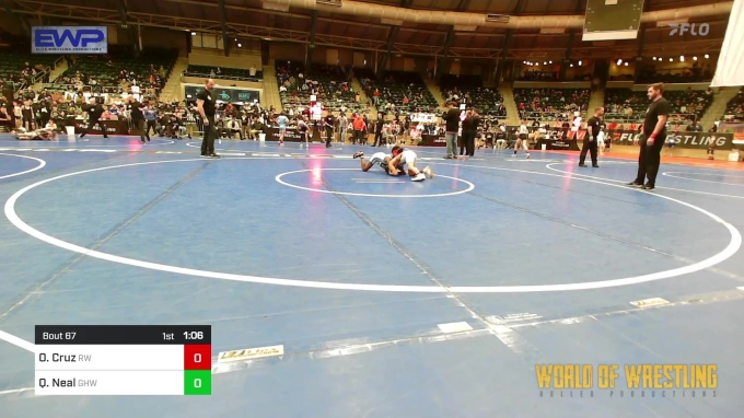 67 lbs Final - Orlando Cruz, RedWave Wrestling vs Quentin Neal, Greater ...