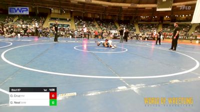 67 lbs Final - Orlando Cruz, RedWave Wrestling vs Quentin Neal, Greater Heights Wrestling