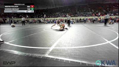 106 lbs Final - Westin Pollock, Owasso Takedown Club vs Dawson Beckley, Team Tulsa Wrestling Club