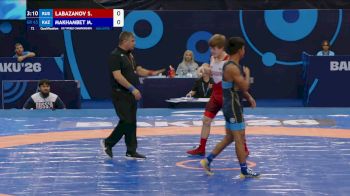 65 kg Qualif. - Shamil Labazanov, Russia vs Miras Makhambet, Kazakhstan