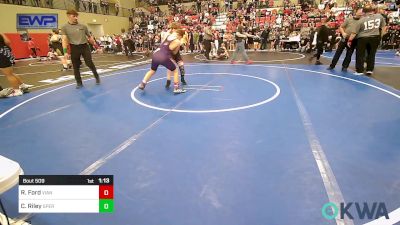 110 lbs Round Of 16 - Rocky Ford, Vian Wrestling Club vs Carson Riley, Sperry Wrestling Club