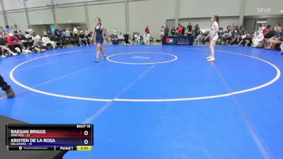 120 lbs Placement Matches (8 Team) - Raegan Briggs, Ohio Red vs Kristen De La Rosa, Oklahoma