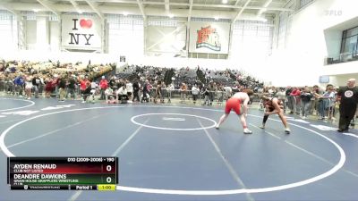 190 lbs Champ. Round 1 - Deandre Dawkins, Grain House Grapplers Wrestling Club vs Ayden Renaud, Club Not Listed