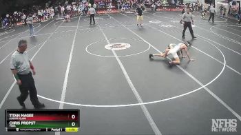 4A 106 lbs Quarterfinal - Chris Propst, York vs Titan Magee, Lugoff-Elgin