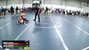 105 lbs Champ. Round 1 - Brody Ashley, Michigan West Wrestling Club vs Aidan Ortega, Izzy Style Wrestling