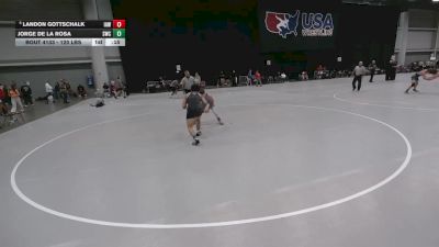 120 lbs Cons. Sub-quarters - Landon Gottschalk, Immortal Athletics WC vs Jorge De La Rosa, Silverback Wrestling Club