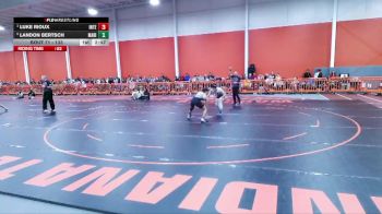 133 lbs Semifinal - Luke Rioux, Indiana Tech vs Landon Bertsch, Marian University (IN)