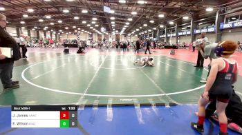 52 lbs Rr Rnd 1 - Joseph James, All American Wrestling Club vs Easton Wilson, 84 Athletes