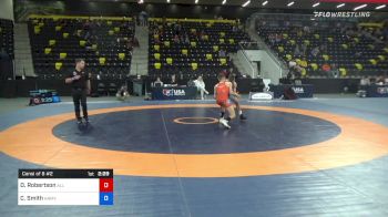 55 kg Consi Of 8 #2 - Dominic Robertson, All Navy Wrestling vs Cole Smith, Army (WCAP)