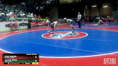 6A-150 lbs Champ. Round 1 - Victor Smith, Grovetown vs Luke Pinson, St Pius X School