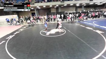 115 lbs Cons. Round 3 - Val Munoz, Unattached vs Ma`Kayla Bonner, Unattached