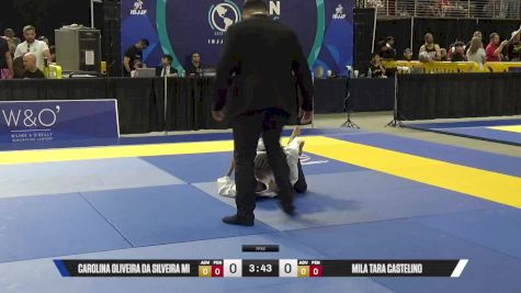 Mila Tara Castelino vs Carolina Oliveira Da Silveira Mi 2025 Pan Kids Jiu-Jitsu IBJJF Championship