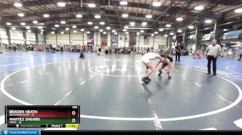 105 lbs Rd# 7- 10:45am Saturday Final Pool - Martez Sheard, POWA vs Braden Heath, Oklahoma Elite
