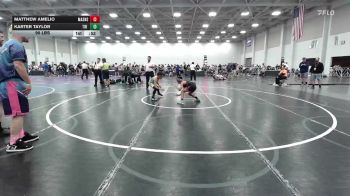 90 lbs Rr Rnd 3 - Matthew Amelio, Mat Assassins Red - EL vs Karter Taylor, Tri State Hammers - EL