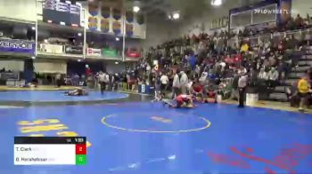 120 lbs R-64 - Tyler Clark, Frazier vs Owen Hershelman, Saegertown