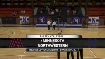 2018 Minnesota vs Northwestern | Big Ten Women's Volleyball