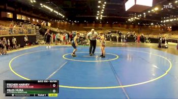 93/105 Round 3 - Fischer Harvey, Black Creek Wrestling Club vs Miles Mura, ATT/Mocco Wrestling