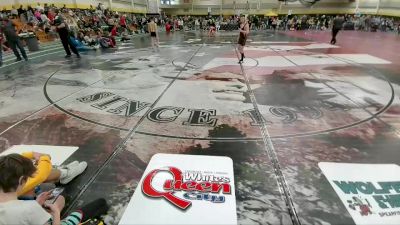 90 lbs Cons. Round 2 - Dawson Frost, Madison vs Nash Nitschke, Thunder Wrestling Club