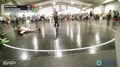 67 lbs Rr Rnd 3 - Bostyn Bayer, Broken Arrow Wrestling Club vs Caleb Johannesen, Collinsville Cardinal Youth Wrestling