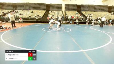 97 lbs Rr Rnd 9 - Hunter Kapitula, Mat Assassins White vs Kellan Crowell, Team NJ X Ruthless