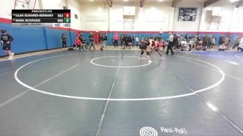 Girls 135 lbs Cons. Round 1 - Nora Scopazzi, Burlingame&nbsp;Girls vs Lilah Olivares-Serrano, Hollister Girls