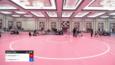 65 kg Quarterfinal - Ramazan Karaaslan, New York vs Dominic Hargrove, Patriot Elite Wrestling Club