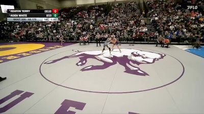 4A 175 lbs Semifinal - Koen White, Mountain Crest vs Keaton Terry, Crimson Cliffs High