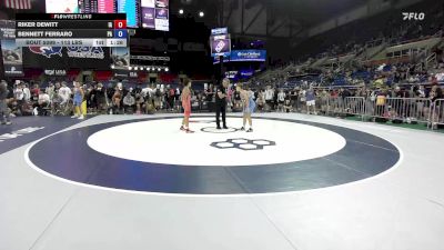 113 lbs Cons. Sub-rd Of 32 - Riker Dewitt, IA vs Bennett Ferraro, PA