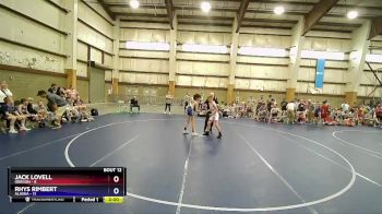 94 lbs Round 4 (6 Team) - Jack Lovell, OREGON vs Rhys Rimbert, ALASKA