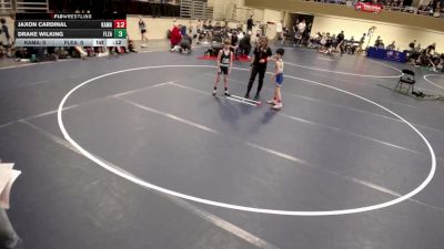 Elementary - 60 lbs Vinny Larsen, Kasson-Mantorville vs Nikolai Chapman-Nesseth, Flat Earth