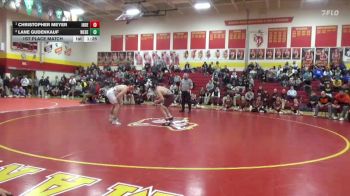 165 lbs 1st Place Match - Christopher Meyer, Independence vs Lane Gudenkauf, West Delaware, Manchester