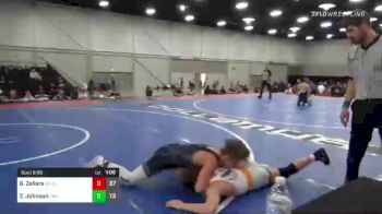 150 lbs Semifinal - Greyson Zellars, Oklahoma Elite 14U vs Zylan Johnson, LWA 14U