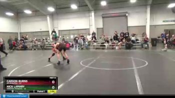 100 lbs Round 3 (6 Team) - Nick Lamary, Virginia Patriots vs Carson Burns, 84 Athletes