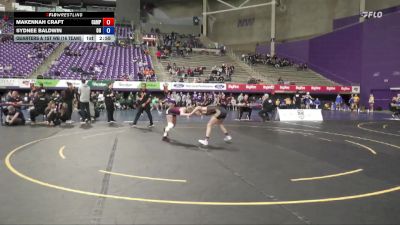 110 lbs Quarters & 1st Wb (16 Team) - Sydnee Baldwin, Ottawa University vs Makennah Craft, Campbellsville University