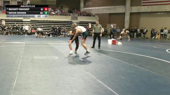 127 Championship Bracket 9th Place Match - Devon Groess, Albert Lea vs Beckett Rehorst, Brandon Valley