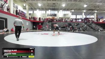 157 lbs Cons. Round 2 - Jackson Todd, Marian vs Kristian Blake, Indiana Tech