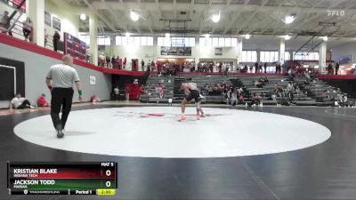 157 lbs Cons. Round 2 - Jackson Todd, Marian vs Kristian Blake, Indiana Tech