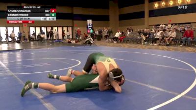 149 lbs C Of 16 #1 - Andre Gonzales, Cal Poly vs Carson Weber, Ohio