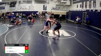 172 lbs Champ. Round 1 - Cashius Gallo, Summit Academy vs Cody Adkins, Beaver County Christian School