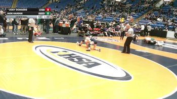 110 lbs Semifinal - Zoey Dodgers, Franklin Park-Northlake (Leyden) vs Jade Hardee, Tinley Park (Andrew)