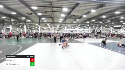 109 lbs Semifinal - Skylar Kool, Titans WC vs Mia Pietryka, Coyote WC