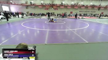 103 lbs Quarterfinal - Erin Hikiji, University Of Providence vs Avery Kibelbek, King University