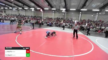 74 lbs 3rd Place - Jeriah Morfin, New Mexico Bad Boyz vs Ricky Madril, Duran Elite