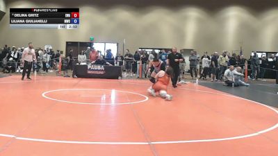 190 lbs 5th Place Match - Delina Gritz, Empire Wrestling Academy vs Liliana Giulianelli, Mac Wrestling Club
