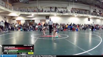 63 lbs Cons. Round 2 - Lane Kemper, Delta Wrestling Club Inc. vs Trey Sanderson, Falcon Wrestling Club