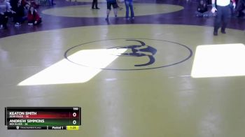 150 lbs Round 5 (8 Team) - Keaton Smith, Bear River vs Andrew Simmons, Box Elder